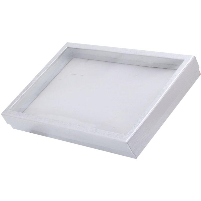 Caja de anillo de 100 bits de 100 ojos con tapa caja de oreja caja de joyería caja de almacenamiento de pantalla