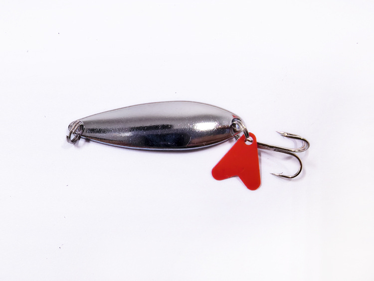 Wide Willow Leaf Sequin Silver 9g/5.5cm