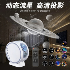 新型星空灯銀河流星投影灯雰囲気灯USB小夜灯菲林灯調焦点灯星空夜灯