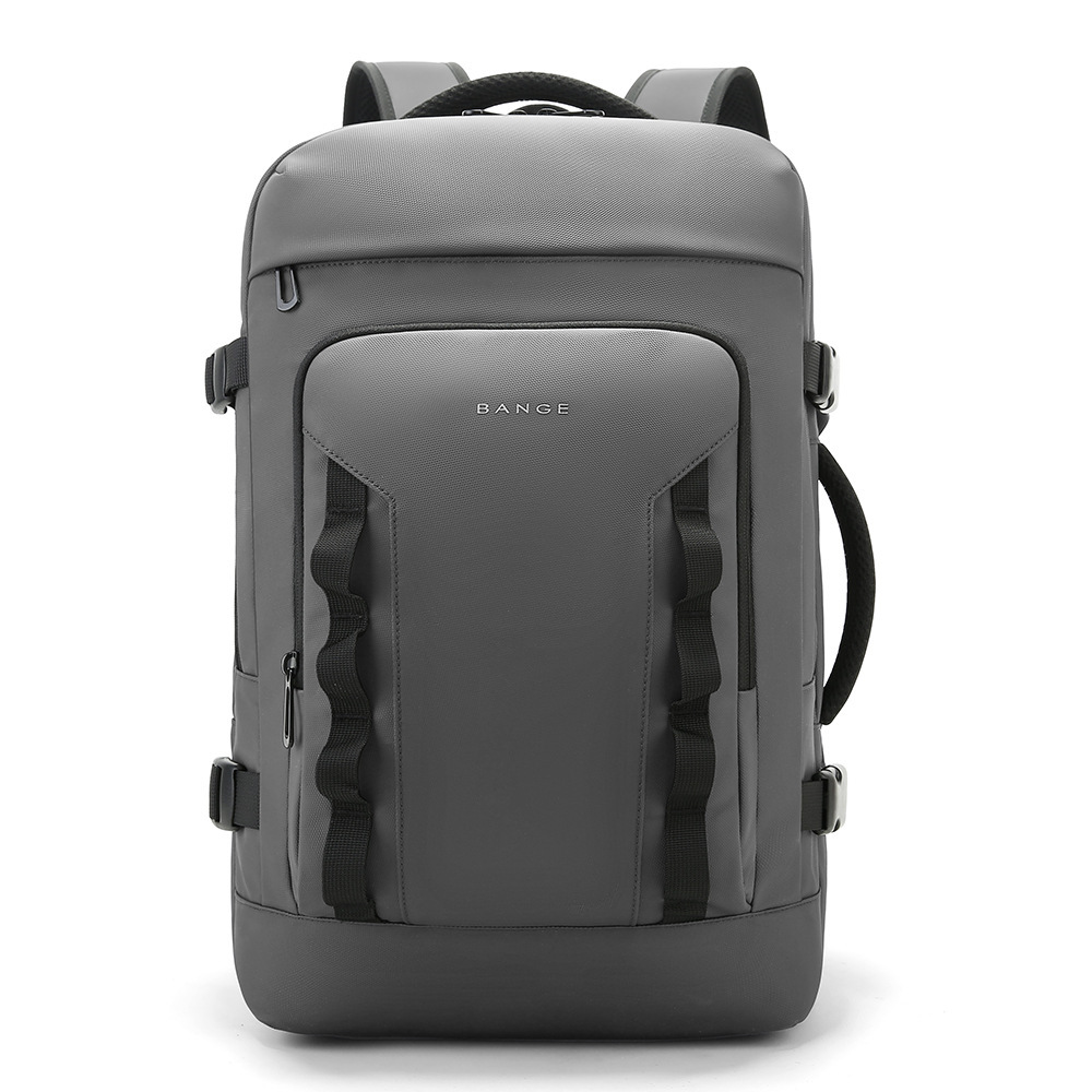 BANGE Herren High-End Rucksack mit großem Fassungsvermögen, erweiterbar, ideal für Geschäftsreisen, Pendlerfahrten und als Laptoptasche_voghion.com