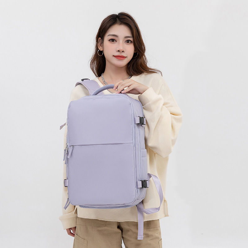 Bolso para computadora de estudiante impermeable al aire libre transfronterizo para hombres en viajes de negocios, bolso de viaje de mamá multifuncional de gran capacidad para mujeres