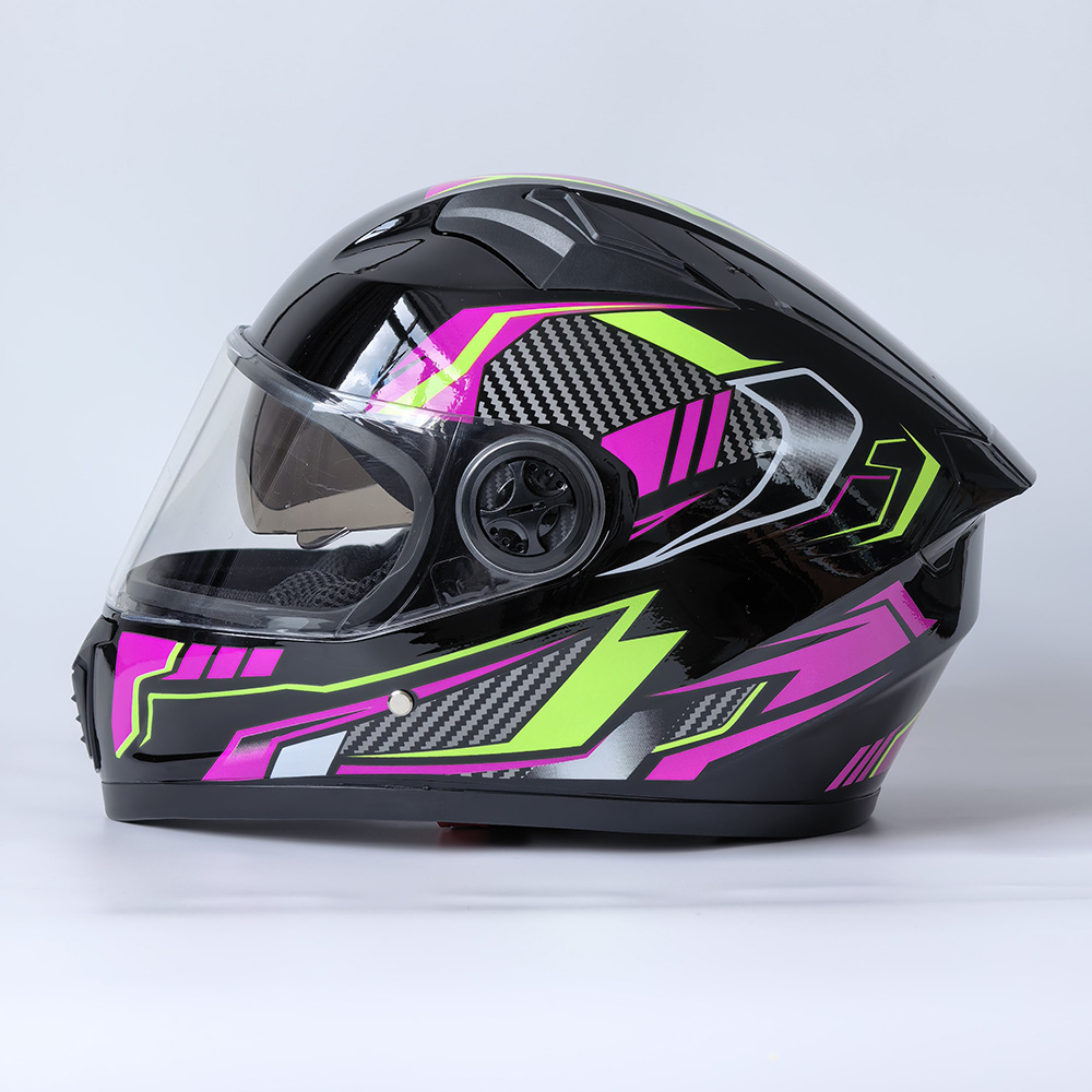 Motorcycle helmet, electric vehicle helmet, riding safety helmet, unisex, dual-lens full-face helmet 108