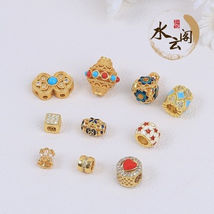 �~�18k������ɫ�ǶͰ���ʯˮ����������ִ�DIY�Ʒ���