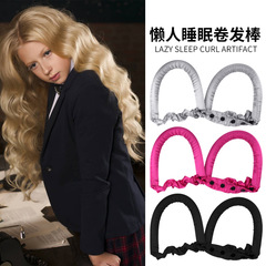 懶人睡眠無熱捲髮棒EVA橡膠紐扣直條捲髮神器大腸波浪海綿捲髮器