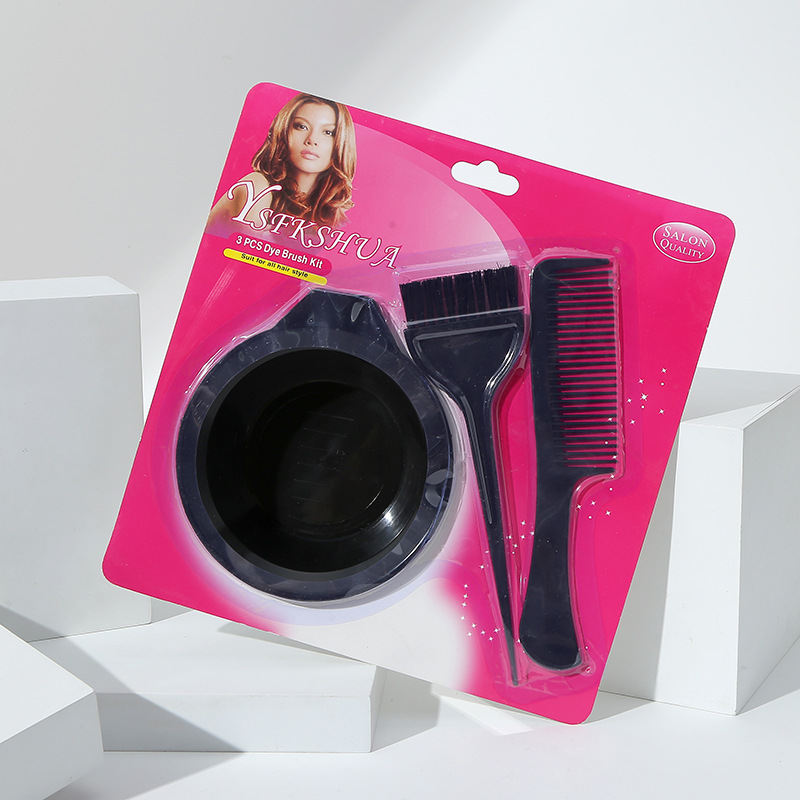 Peluquería transfronteriza, cepillo para teñir el cabello, juego de peines, herramientas de peluquería, cepillo para hornear, corte de cabello, juego de permanente y teñido al por mayor