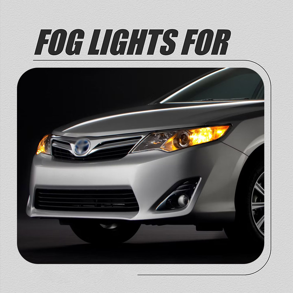 Aplicable a TOYOTA 12 / 13 / 14 versión de Oriente Medio Camry conjunto de lámpara de niebla delantera halógeno luz diurna luz de barra delantera