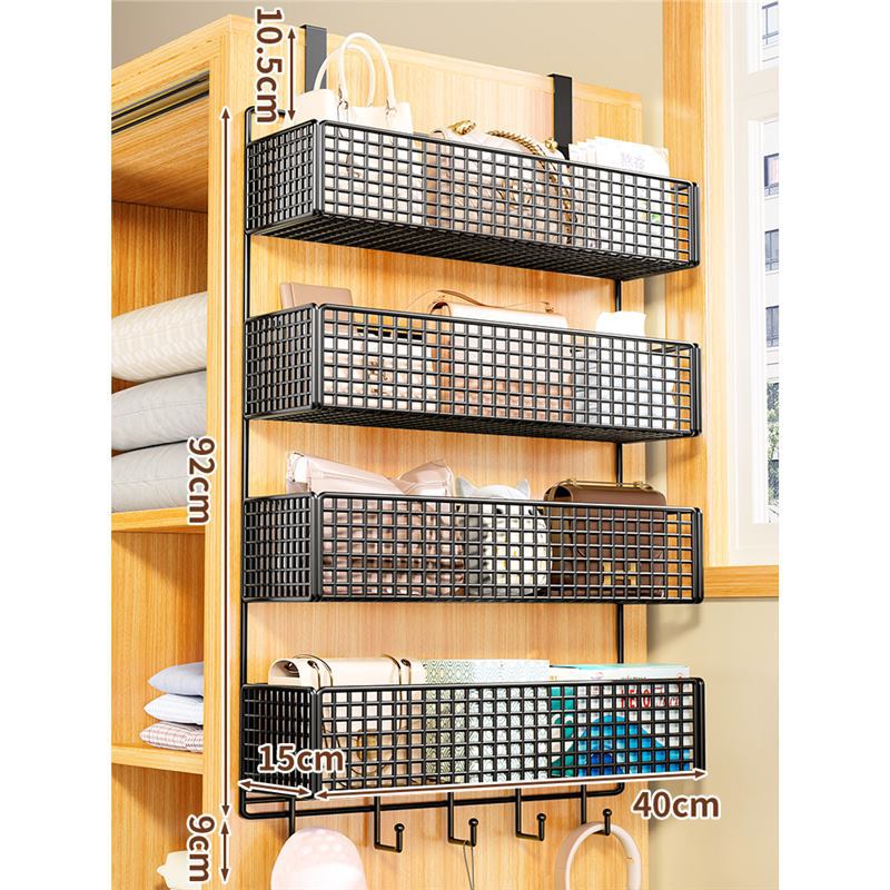 검정색 4단 초대형 후크(캐비닛 측면 모델)