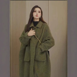 女式毛呢外套;大码毛呢外套