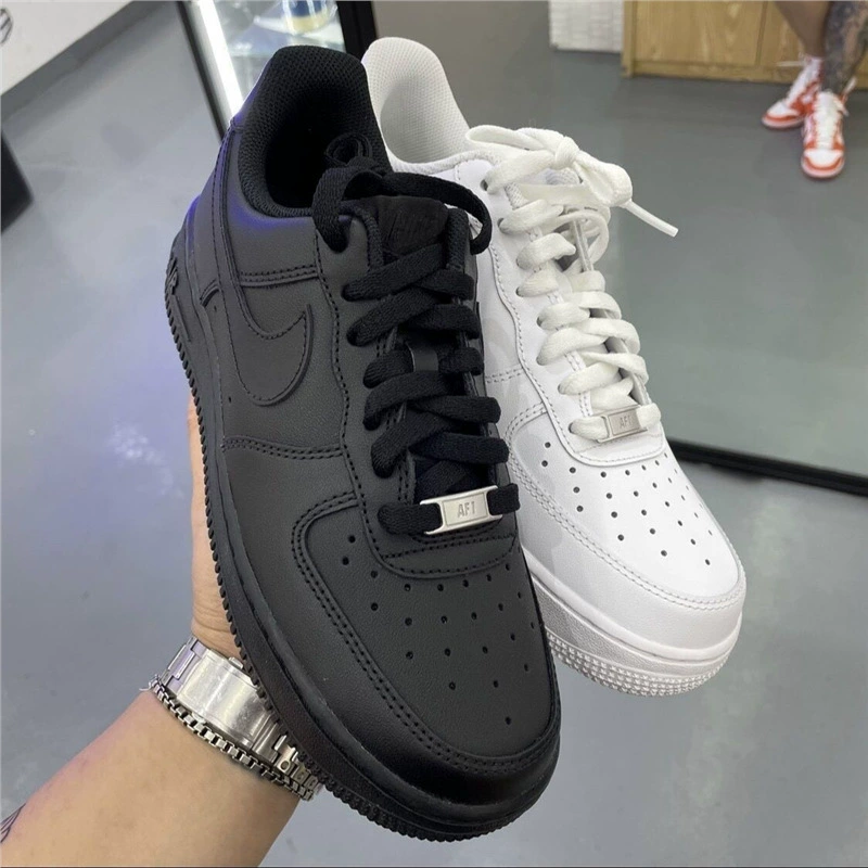 Pure Original Af1 Air Force One Black Warrior Student Pure Original Air Force One All Black Men's and Women's Low-Cut Sneakers Couple Shoes Pure Original Af1 Air Force One Black Warrior Student Pure Original Air Force One All Black Men's and Women's Low-Cut Sneakers Couple Shoes