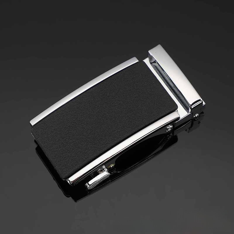 New Frosted Men's Automatic Buckle Alloy Belt Buckle Pants Head Belt Buckle Pants with Laser LOGO_viptrois.com
