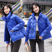 2021冬季新款棉衣女短款韓版寬松時尚立領加厚學生面包服外套