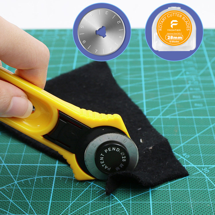 出口亚马逊 28 mm 圆刀片 直刀口  切皮刀片 滚刀片 裁布刀片