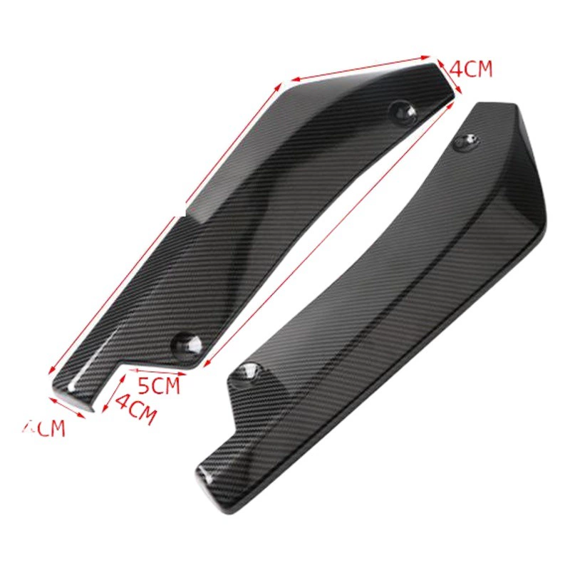 Трансграничная электронная коммерция, хит продаж, автомобильный универсальный задний уголок из углеродного волокна, универсальный задний уголок, универсальный задний спойлер, детали для модификации