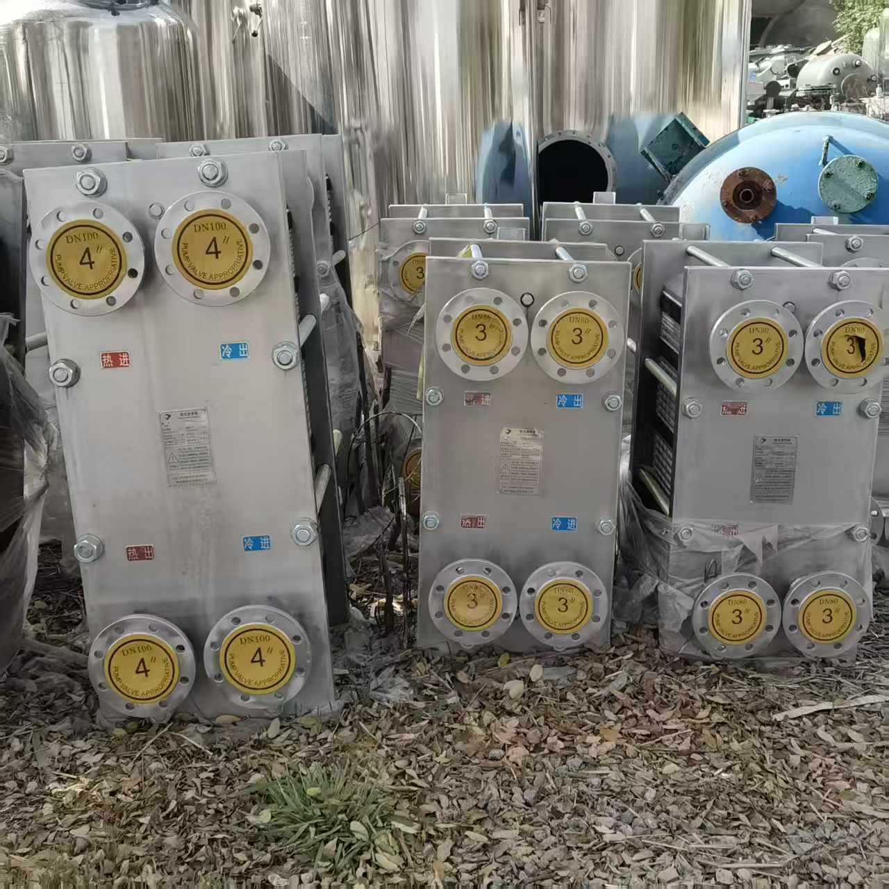 现货二手板式换热器 热水交换器 板框式换热器价格