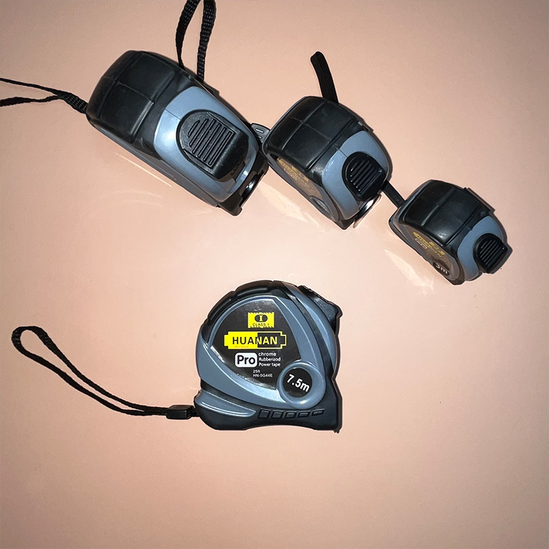 钢卷尺批发软包胶高档加厚尺子 3/5/7.5/10米包胶卷尺耐用