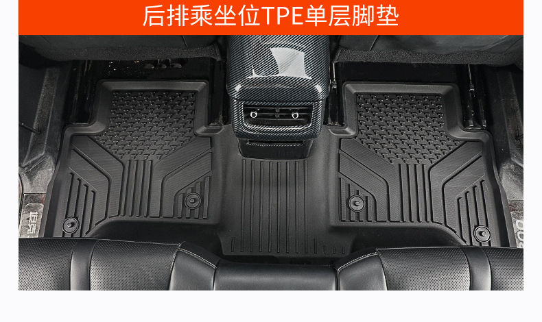Tank 300 Floor Mats 3W Fully Surrounded Tpe Waterproof Double-Layer Rubber Modified Rear Trunk Mat Interior Decoration Parts