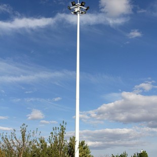 Led Mains Street Light Urban Road Single and Double Arm 6.8m 10m Customized Hot Dip Galvanized Street Light Pole