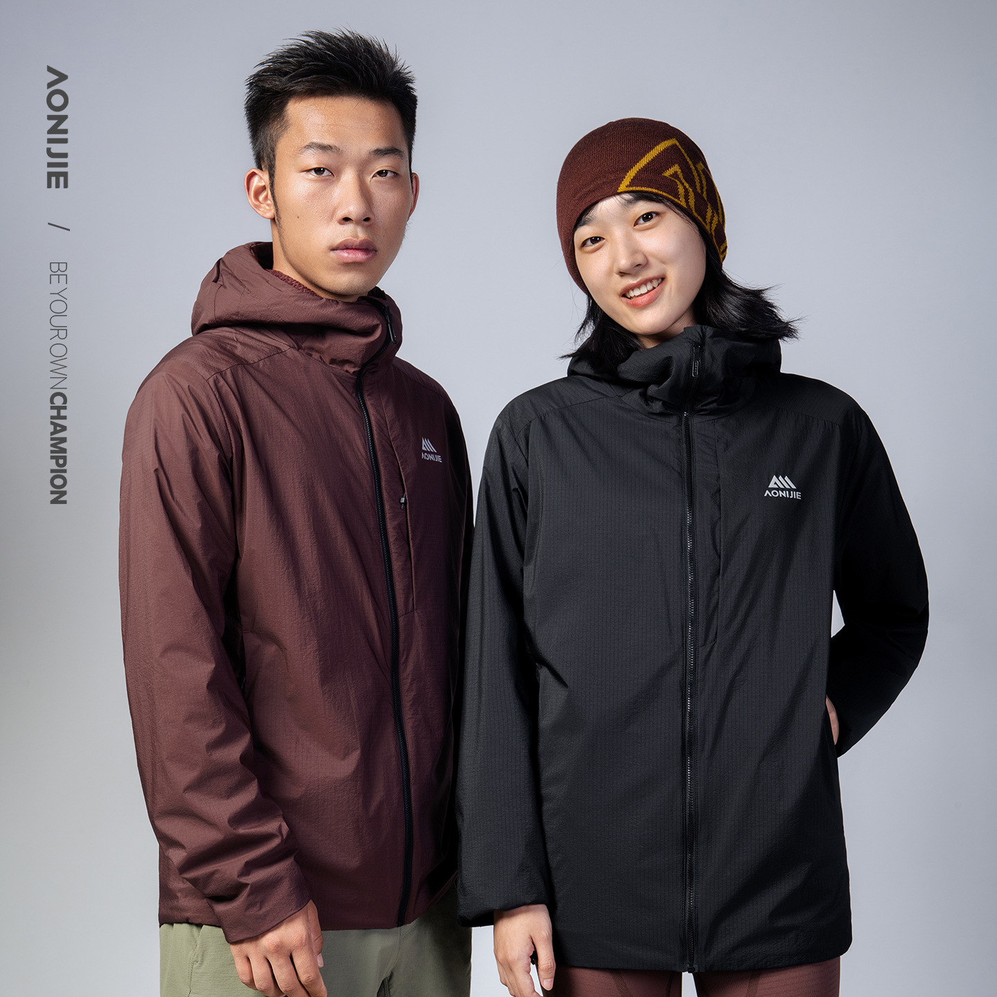 Onijie Jacket Men's Autumn and Winter Outdoor Windproof Warm Fleece-Lined Jacket Lightweight Wear-Resistant Sports Jacket Women