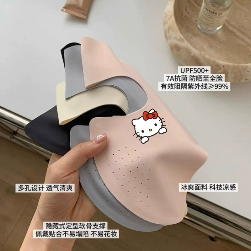 Hello Kitty, летняя дорожная медицинская маска, защита от УФ