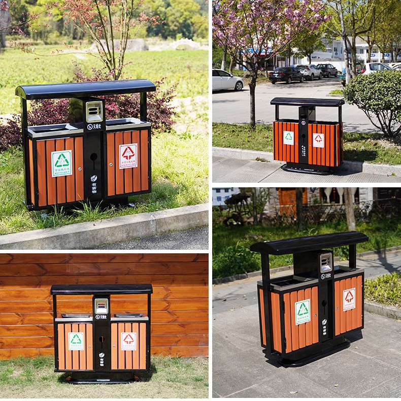 户外垃圾桶分类不锈钢大号环卫公园景区市政街道垃圾箱室外果皮箱