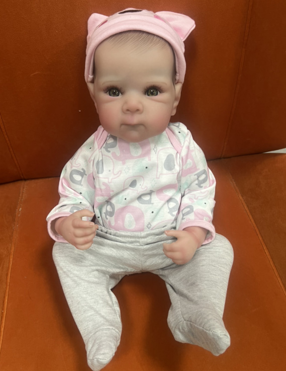 Muñeca de renacimiento de bebé de simulación Bettie de 18 pulgadas, comercio electrónico transfronterizo, suministro de océano azul, envío de una pieza