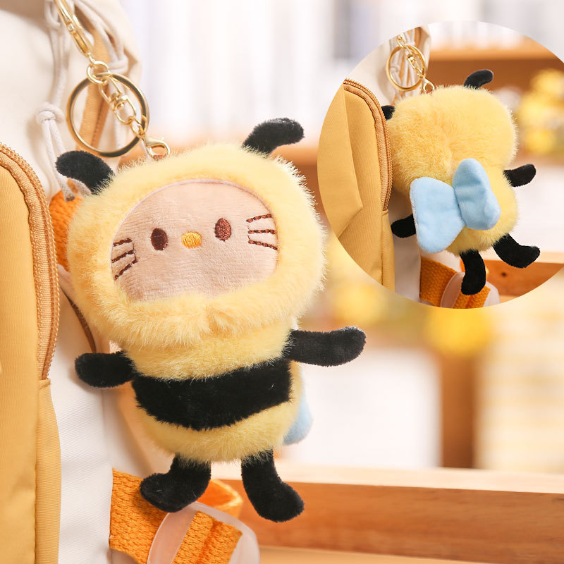 4inch ぬいぐるみ漫画人形ペンダントかわいいアクセサリーキーホルダーランドセルバッグペンダントキャッチャーマシン人形卸売|undefined