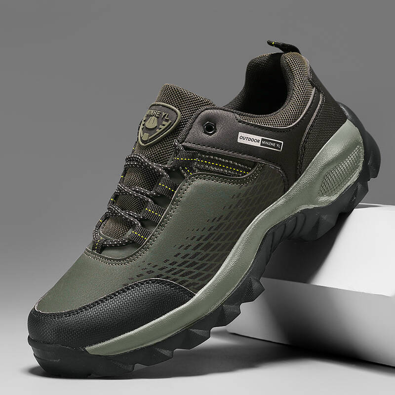 Autumn New Men's Hiking Shoes Cross-Border Large Size Hiking Sports Shoes Men's Non-Slip Outdoor Low-Cut Lace-Up Travel Shoes