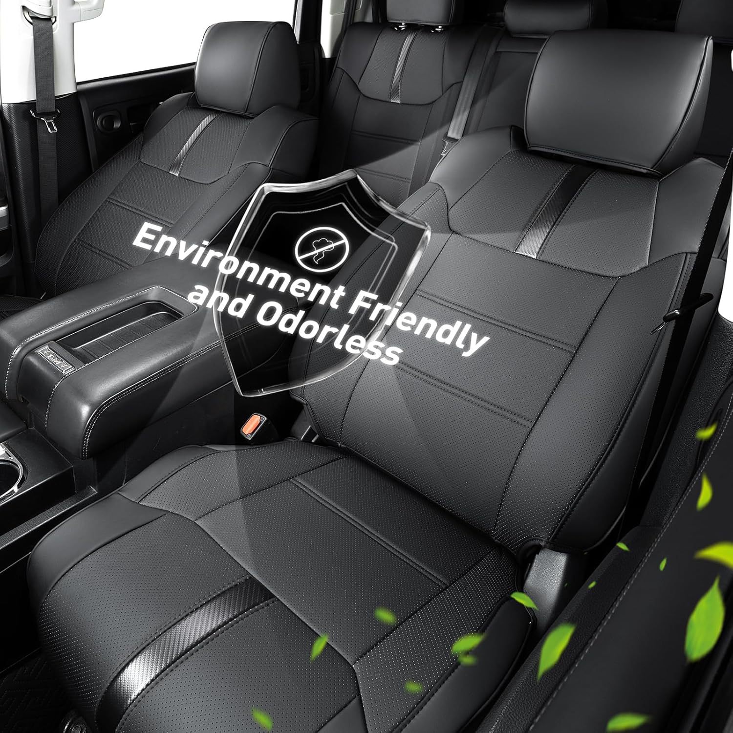 Toyota Tundra Pickup Truck Special Seat Cover, Full Leather, All-Season Car Seat Cushion, Full Leather Interior Accessories, Seat Cover