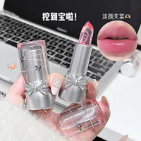 Cappuvini Sweet Cool Bowknot Температурная помада, меняющая цвет, увлажняющая и осветляющая корейский стиль, цветная помада для молодых девушек, меняющая температуру.