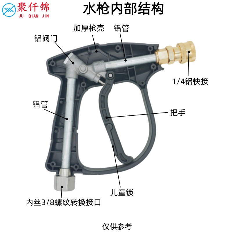 Cross-border high-pressure cleaning water gun M22-14 Karcher K series quick-connect 1/4 fitting compatible with various water inlet sets