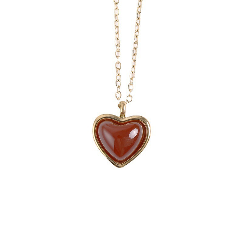 8g Weight PVD Coated Gold Plating Process 18K Real Gold Plated Plating Material 304 Stainless Steel Pendant Material Layered Necklaces, Pendant Necklace Classification 304 Stainless Steel Chain Material Paperclip Chain, cable chain, Twisted Rope Chain Chain Type 1 Piece Quantity Casual, Daily, Date Occasion 304 Stainless Steel Material Heart Shape Pattern Women's Gender Sweet, IG Style Style Plating Craft Heart Shape Titanium Steel Sweet IG Style Layered Necklaces Pendant Necklace 37