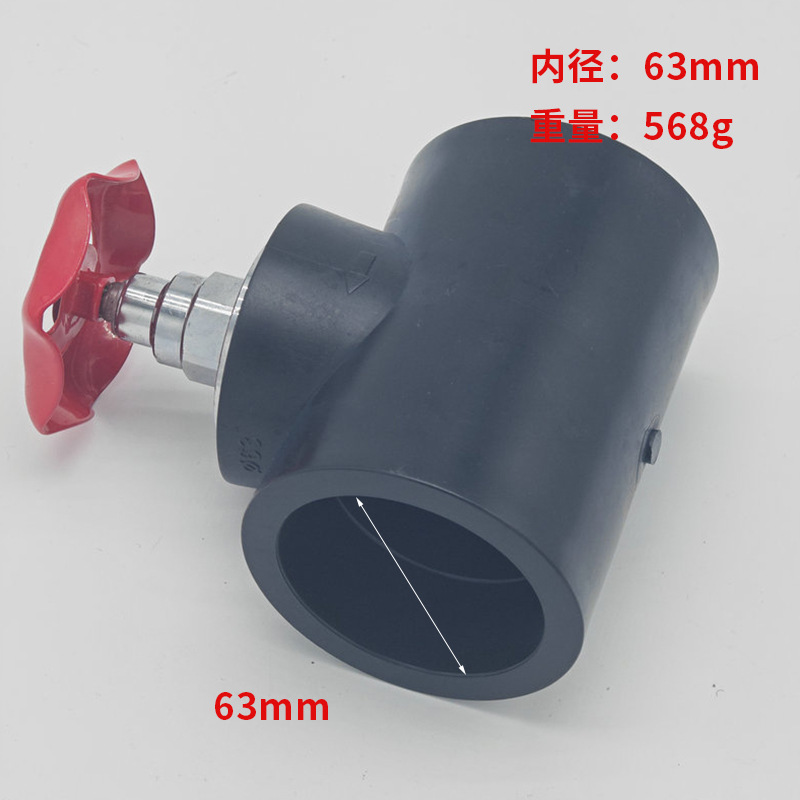 Válvula de cierre de acero inoxidable phi63