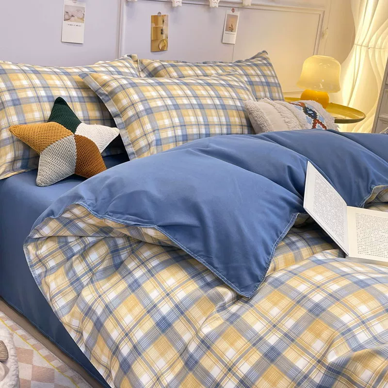 Bed Linen Set, Student/internet-celebrity Style, 3–4 Piece, Multiple Patterns, 1.2–2.4 m