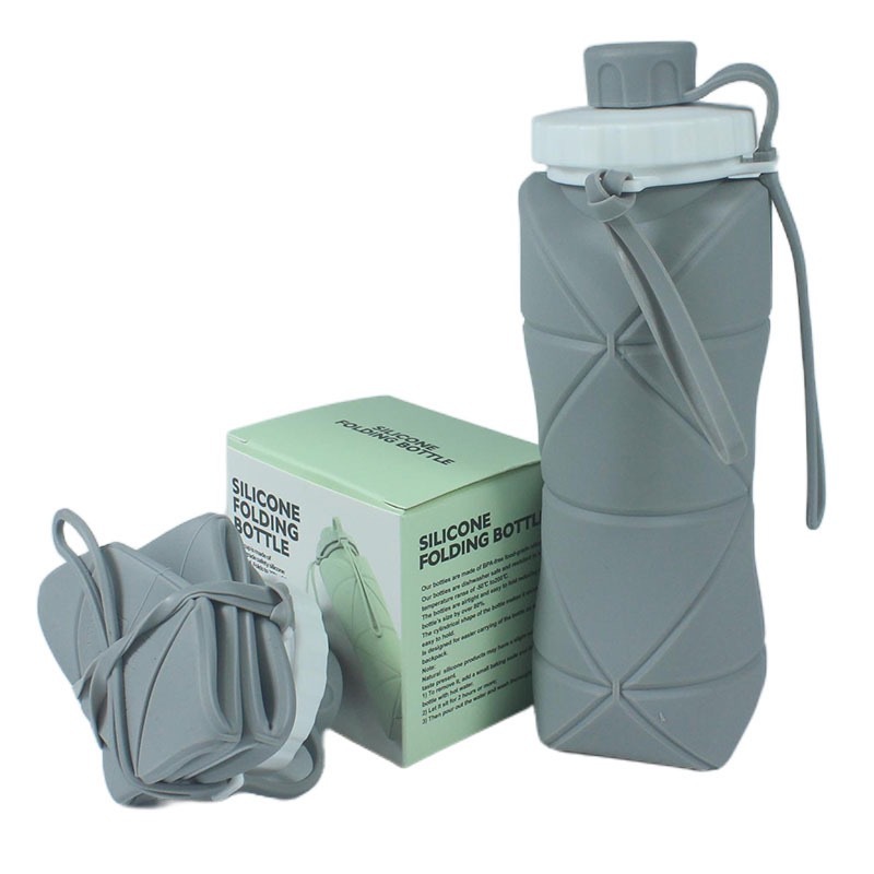 Taza plegable de silicona portátil de gran capacidad mini taza telescópica taza de agua deportiva al aire libre taza de agua portátil redonda