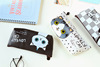 Cute capacious pencil case, waterproof stationery for elementary school students suitable for men and women, storage bag, cat
