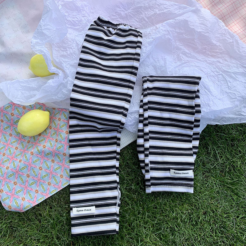 Funda de manga de hielo para hombre, protector solar a rayas, manga de hielo, conducción y conducción de verano, funda de manga de hielo, protector de brazo suelto y transpirable, brazalete