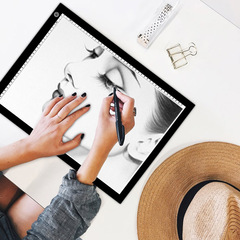 吉盛科A3A4磁吸拷貝台動漫臨摹板繪畫板出外貿商超led透光拷貝板