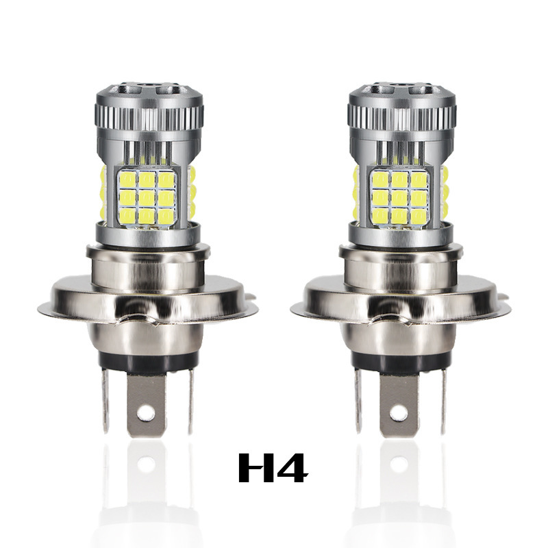 Motorcycle LED headlight H4 H6 BA20D P15D 3030 36SMD motorcycle three-claw headlight