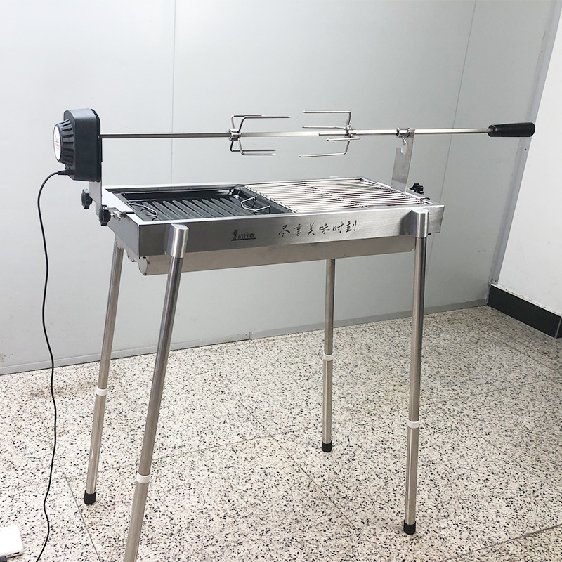Acero inoxidable tenedor parrilla soporte fijo al aire libre horno herramienta accesorios Comercio exterior transfronterizo fábrica al por mayor