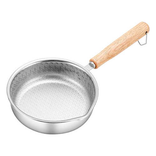 316 stainless steel pot, frying pan, fried egg, fried steak, honeycomb non-stick pot, household pots and pans wholesale