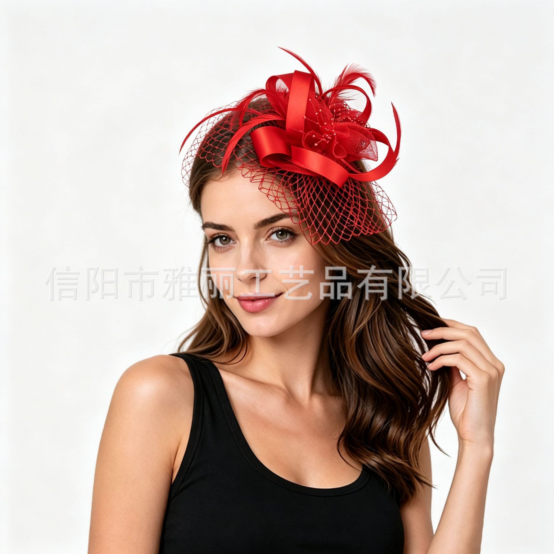 Amazon Best-Selling Bridal Vintage Floral Mini Hat Hair Accessory for Banquets, Weddings, and Stage Performances, Mesh Hair Clip Headpiece