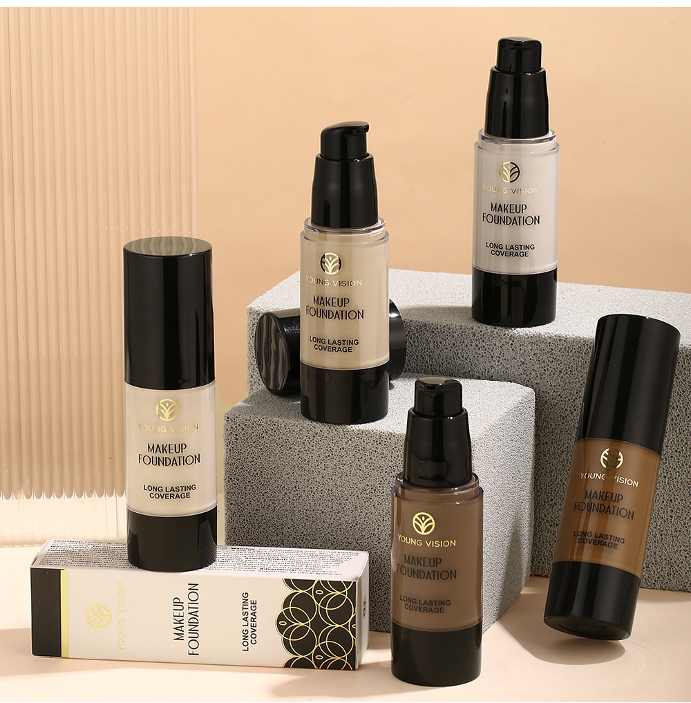 YOUNG VISION Press Foundation Matte, non-smudge, contouring and facial modifying Foundation undefined