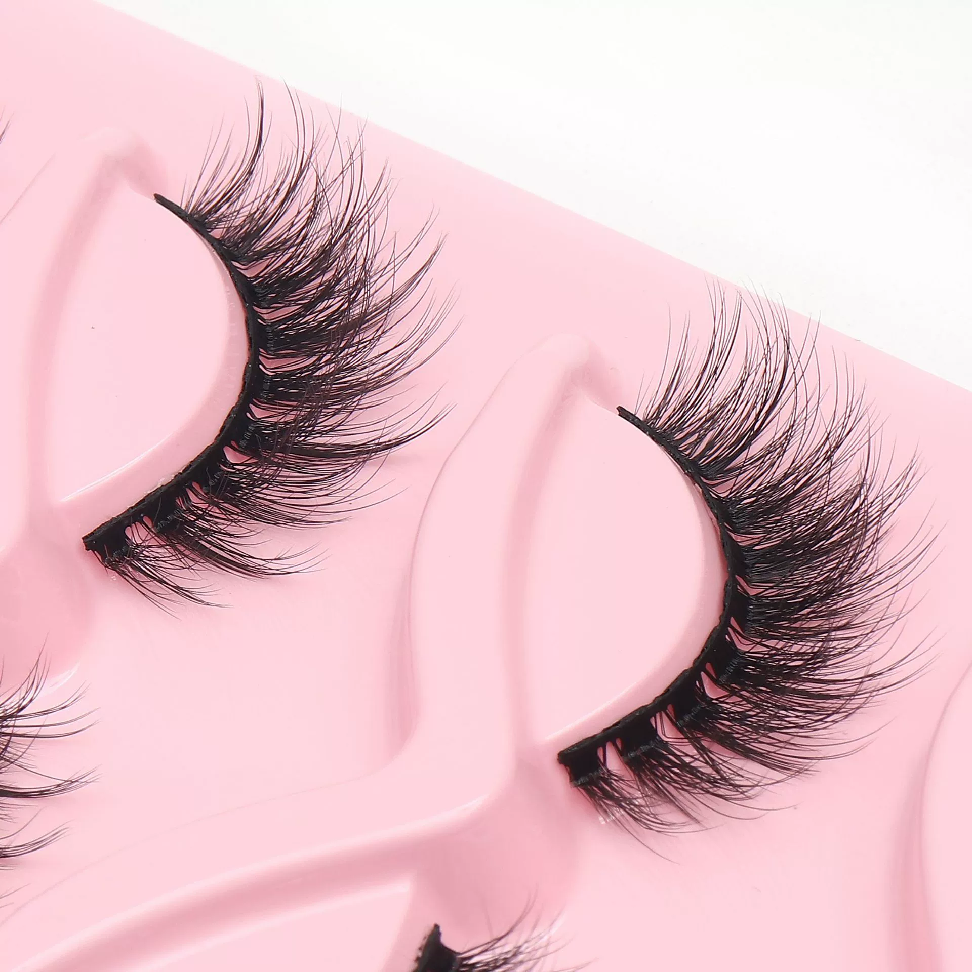 False Eyelashes Cat-Eye 3D, European Style, Assorted Styles (Multiple Specifications)
