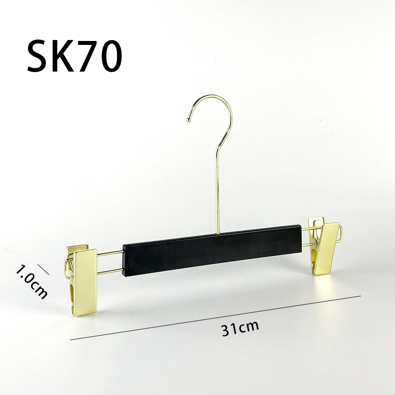 Black hanger, acrylic plastic wedding dress