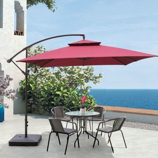 Parasol Outdoor Courtyard Umbrella Large Sun Umbrella Cafe Outdoor Stall Beach Umbrella Commercial Outdoor Umbrella Banana Umbrella