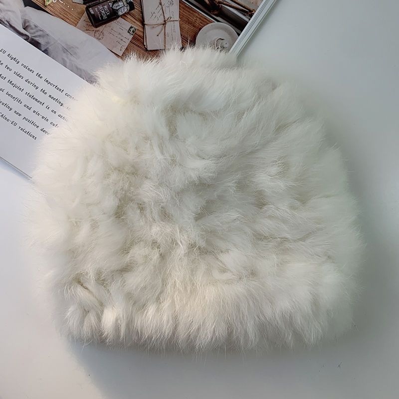 화이트 래빗 퍼 풀오버