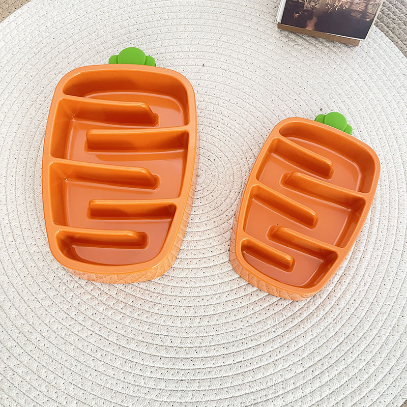 休普慢食碗宠物萝卜狗碗猫碗狗盆狗狗宠物碗保护缓食碗猫狗猫咪碗