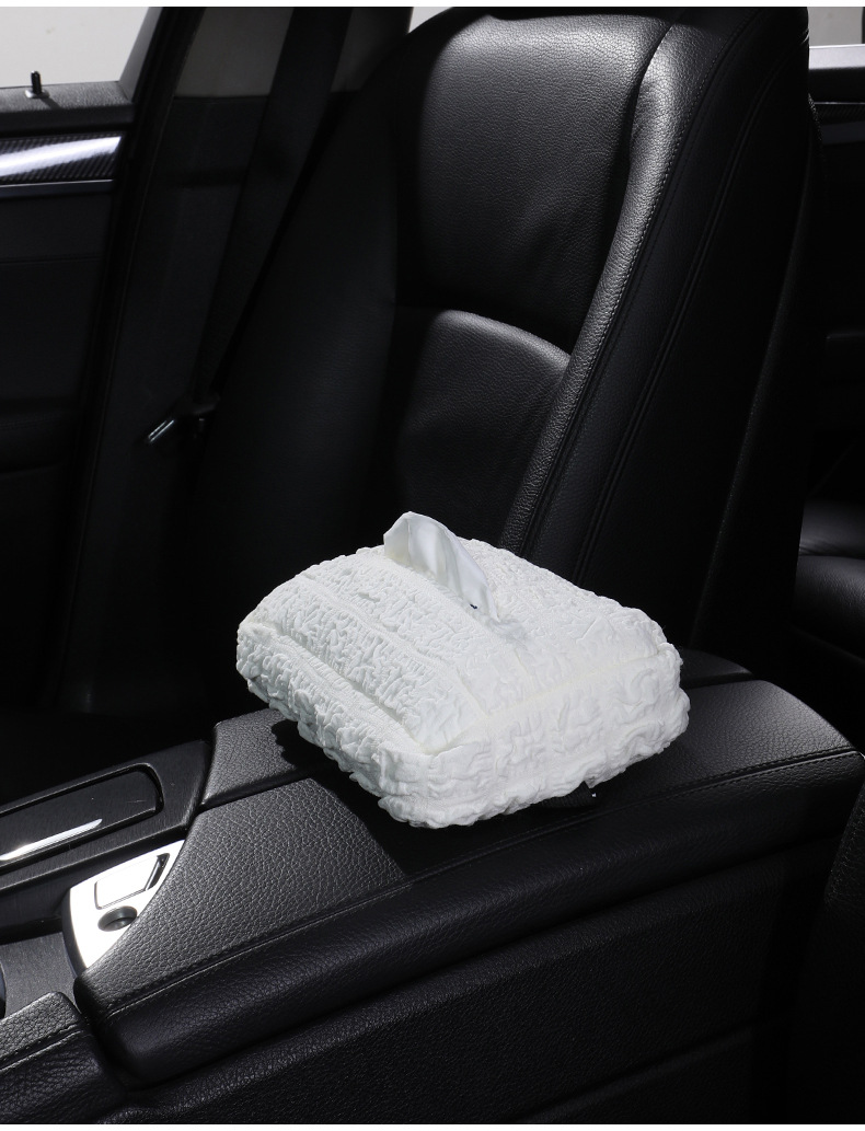 Car Tissue Box, Car Dashboard Tissue Box, Hanging Car Tissue Box, Creative Cute Decoration for Women