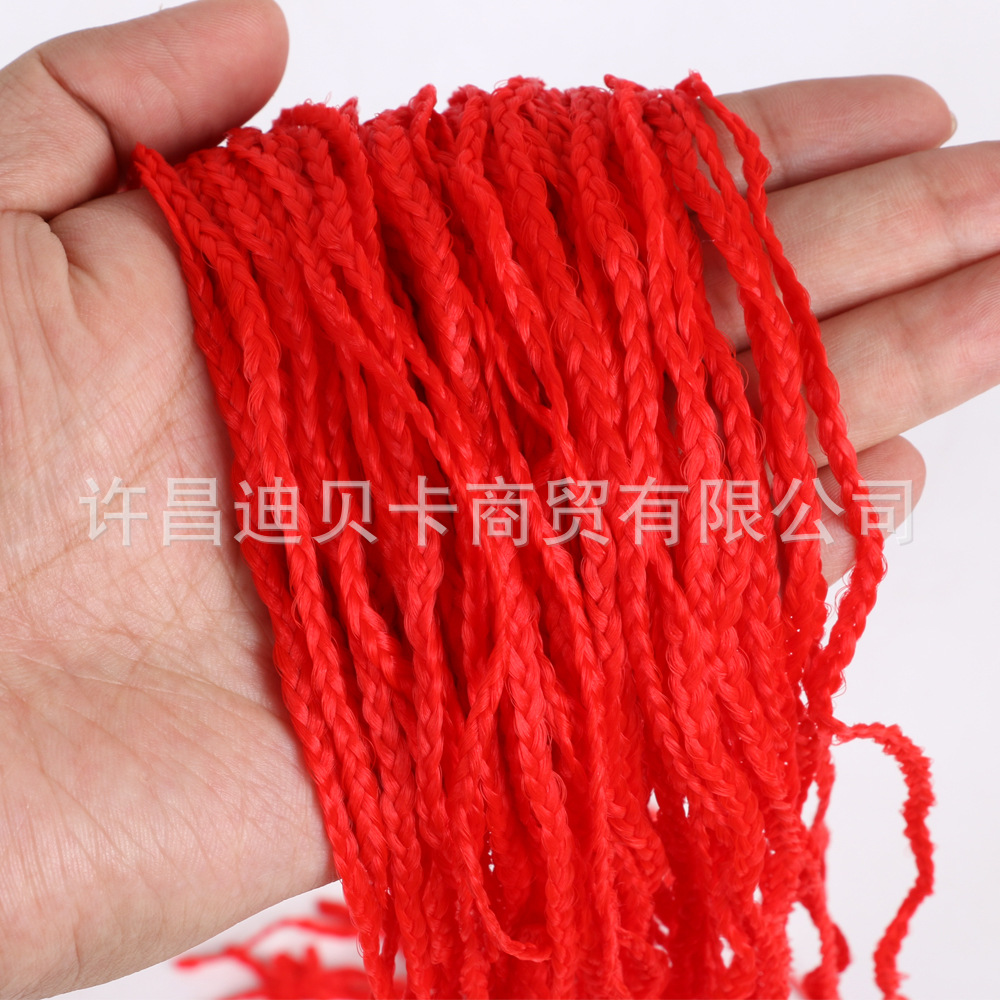 Europa y los Estados Unidos transfronterizos delgados trenzas de tres hebras zizi recto zizi rollo trenzas crochet caja trenzas ganchillo peluca