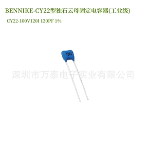 Cy22 Серебряный слюнный конденсатор 100V120i 120pf PIN -расстояние 5 мм монолитный фиксированный конденсатор MICA 1%